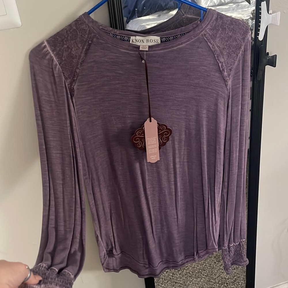 Plum blouse